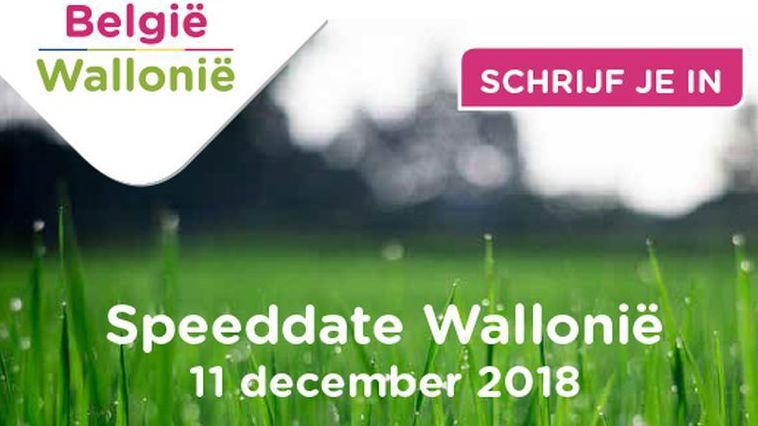 Uitnodiging speeddate Wallonië