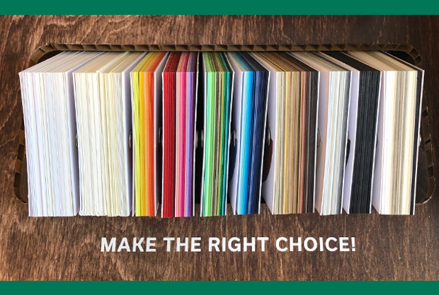 Text & Cover papier voor uw creatief (eindejaars) drukwerk