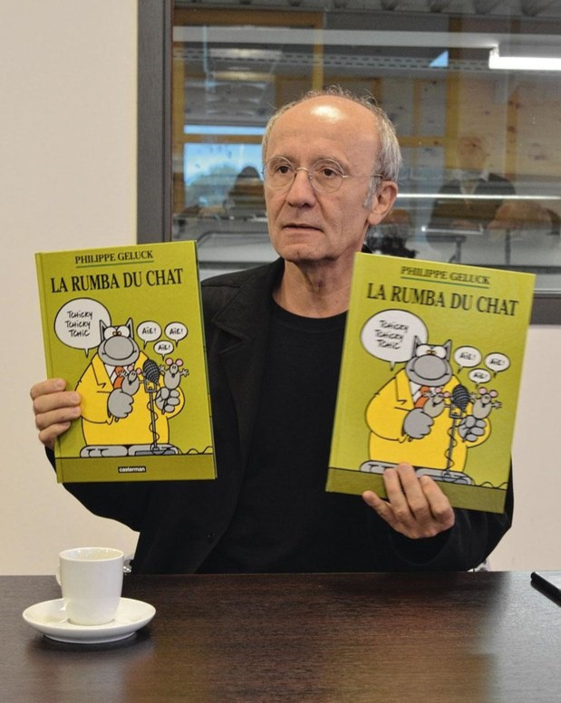 Drukkerij Snel personaliseert een stripalbum van Philippe Geluck