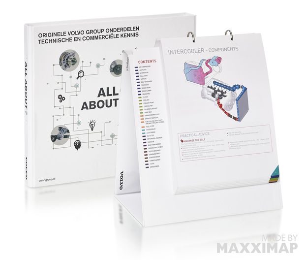 Bijzonder praktisch: een tafelflipover van Maxximap